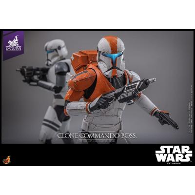 Star Wars: The Clone Wars Figura 1/6 Clone Commando Boss Hot Toys Exclusive 30 cm