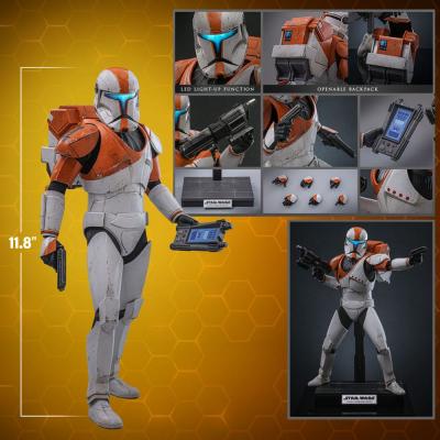 Star Wars: The Clone Wars Figura 1/6 Clone Commando Boss Hot Toys Exclusive 30 cm