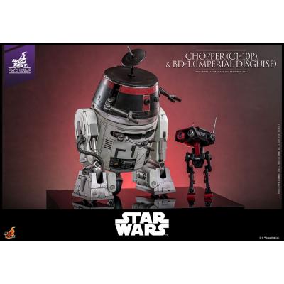 Star Wars Figura Set 1/6 Chopper (C1-10P&trade;) & BD-1&trade; (Imperial Disguise) 18 cm & 8 cm
