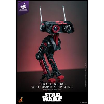 Star Wars Figura Set 1/6 Chopper (C1-10P&trade;) & BD-1&trade; (Imperial Disguise) 18 cm & 8 cm