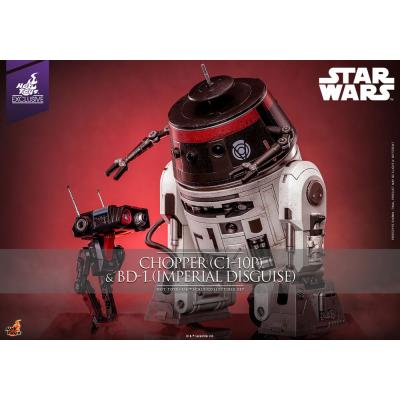 Star Wars Figura Set 1/6 Chopper (C1-10P&trade;) & BD-1&trade; (Imperial Disguise) 18 cm & 8 cm