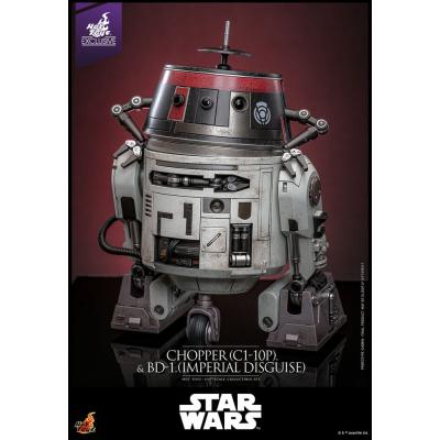 Star Wars Figura Set 1/6 Chopper (C1-10P&trade;) & BD-1&trade; (Imperial Disguise) 18 cm & 8 cm