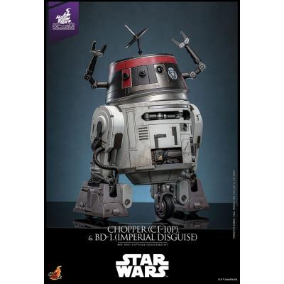 Star Wars Figura Set 1/6 Chopper (C1-10P&trade;) & BD-1&trade; (Imperial Disguise) 18 cm & 8 cm