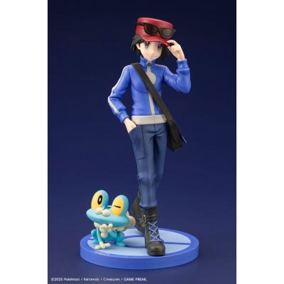 Pokémon Estatua ARTFXJ PVC 1/8 Kalm & Froakie 20 cm