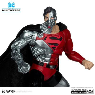 Revenge of the Green Lanterns DC Multiverse Figura Cyborg Superman (Gold Label) 18 cm