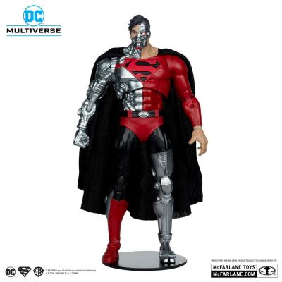 Revenge of the Green Lanterns DC Multiverse Figura Cyborg Superman (Gold Label) 18 cm
