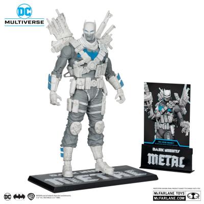DC Multiverse Figura The Grim Knight (Dark Nights Metal) (Black & White Accent Edition) (Gold Label) 18 cm