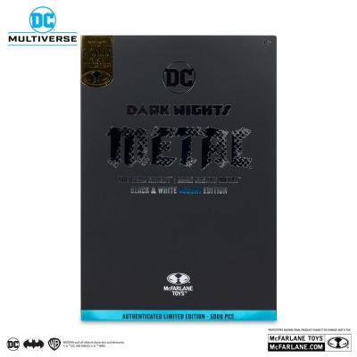 DC Multiverse Figura The Grim Knight (Dark Nights Metal) (Black & White Accent Edition) (Gold Label) 18 cm