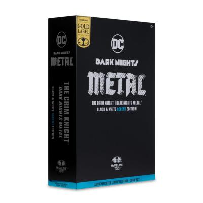 DC Multiverse Figura The Grim Knight (Dark Nights Metal) (Black & White Accent Edition) (Gold Label) 18 cm