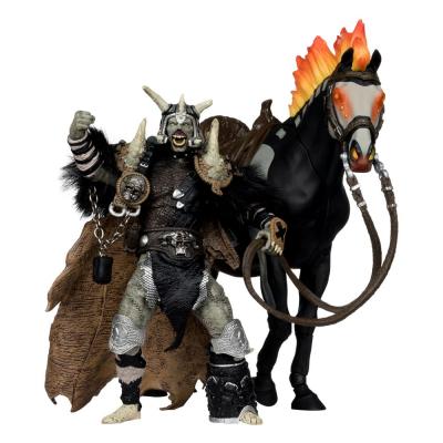 Spawn Figura Bloodaxe con caballo (Spawn: The Dark Ages) (McFarlane Toys 30th Anniversary) (Gold Label) 18 cm