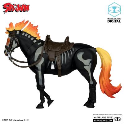 Spawn Figura Bloodaxe con caballo (Spawn: The Dark Ages) (McFarlane Toys 30th Anniversary) (Gold Label) 18 cm