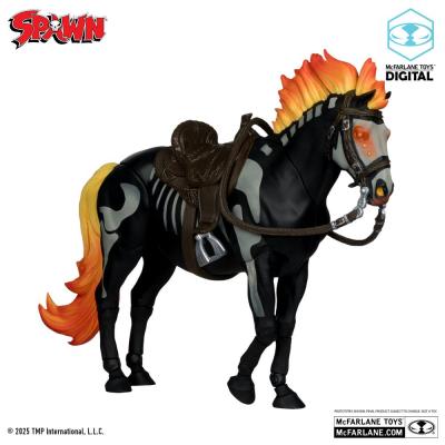 Spawn Figura Bloodaxe con caballo (Spawn: The Dark Ages) (McFarlane Toys 30th Anniversary) (Gold Label) 18 cm