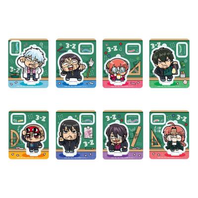Gintama Figuras acrílico 3-Z Ginpachi Sensei x Okawabukubu the Youth 6 cm Expositor (8)