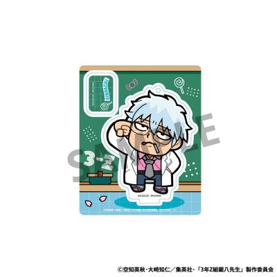 Gintama Figuras acrílico 3-Z Ginpachi Sensei x Okawabukubu the Youth 6 cm Expositor (8)
