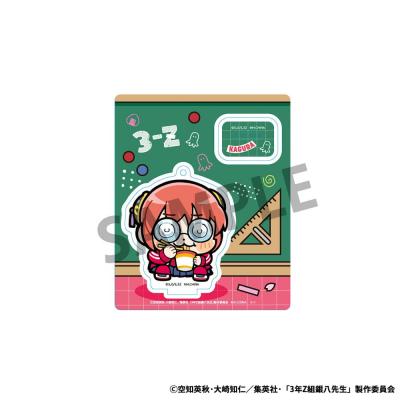 Gintama Figuras acrílico 3-Z Ginpachi Sensei x Okawabukubu the Youth 6 cm Expositor (8)