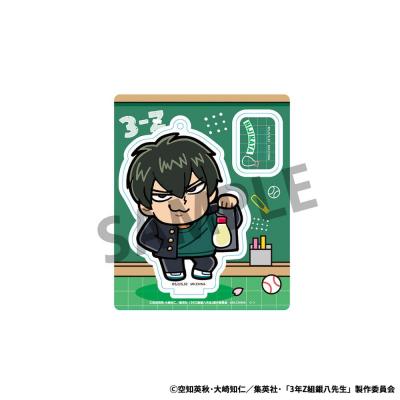 Gintama Figuras acrílico 3-Z Ginpachi Sensei x Okawabukubu the Youth 6 cm Expositor (8)