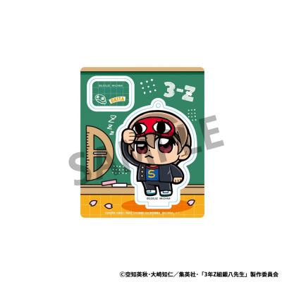 Gintama Figuras acrílico 3-Z Ginpachi Sensei x Okawabukubu the Youth 6 cm Expositor (8)