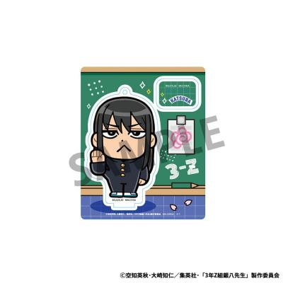Gintama Figuras acrílico 3-Z Ginpachi Sensei x Okawabukubu the Youth 6 cm Expositor (8)
