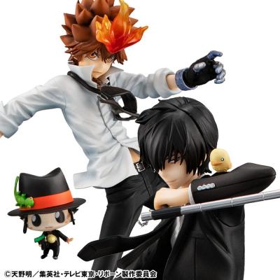 Digimon Adventure Serie G.E.M. Estatua PVC Tsunayoshi Sawada & Kyoya Hibari & Reborn Set 21 cm