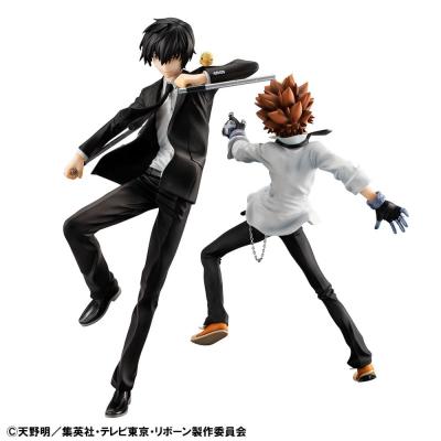 Digimon Adventure Serie G.E.M. Estatua PVC Tsunayoshi Sawada & Kyoya Hibari & Reborn Set 21 cm