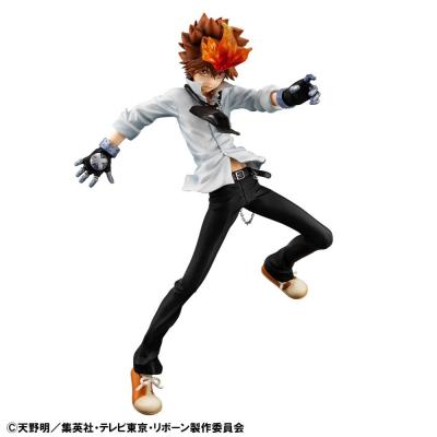 Digimon Adventure Serie G.E.M. Estatua PVC Tsunayoshi Sawada & Kyoya Hibari & Reborn Set 21 cm