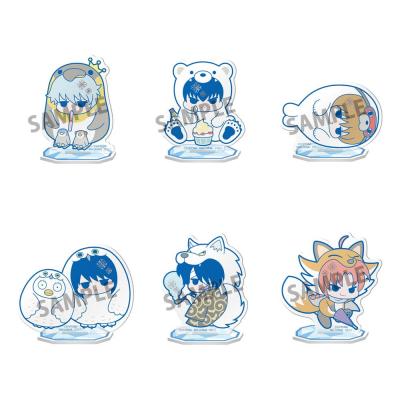 Gintama Figuras acrílico Prince Hata & Animals of Ice 6 cm Expositor (6)