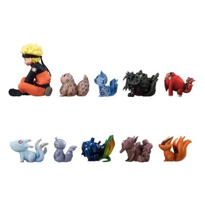 Naruto Shippuden Gaiden G.E.M. Series Estatua PVC Naruto Uzumaki & Biju Set 7 cm
