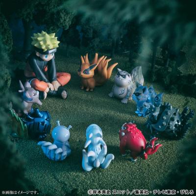 Naruto Shippuden Gaiden G.E.M. Series Estatua PVC Naruto Uzumaki & Biju Set 7 cm