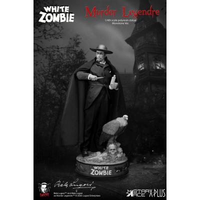 White Zombie Estatua 1/4 Murder Legendre Monotone Ver. 52 cm