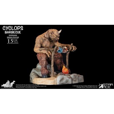 Ray Harryhausen Estatua 1/8 Cyclops Barbecue Scene 17 cm