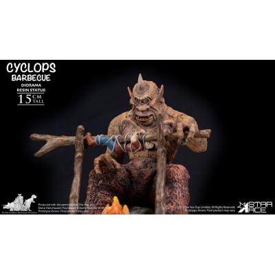 Ray Harryhausen Estatua 1/8 Cyclops Barbecue Scene 17 cm