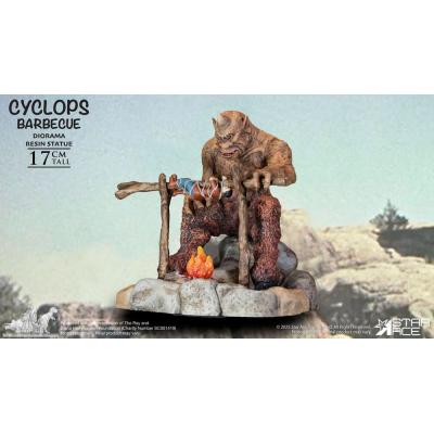 Ray Harryhausen Estatua 1/8 Cyclops Barbecue Scene 17 cm