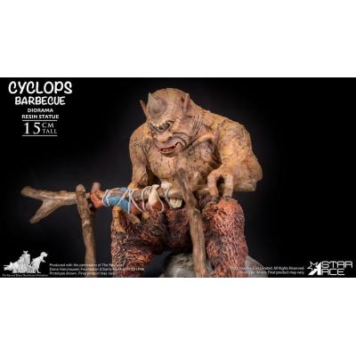 Ray Harryhausen Estatua 1/8 Cyclops Barbecue Scene 17 cm