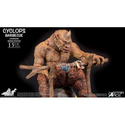 Ray Harryhausen Estatua 1/8 Cyclops Barbecue Scene 17 cm