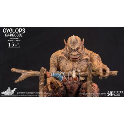 Ray Harryhausen Estatua 1/8 Cyclops Barbecue Scene 17 cm