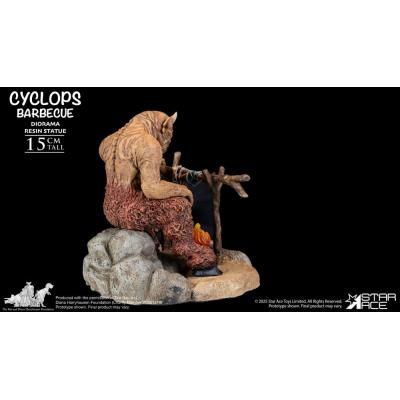 Ray Harryhausen Estatua 1/8 Cyclops Barbecue Scene 17 cm
