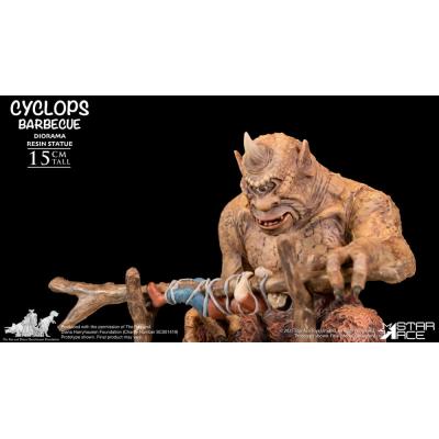 Ray Harryhausen Estatua 1/8 Cyclops Barbecue Scene 17 cm