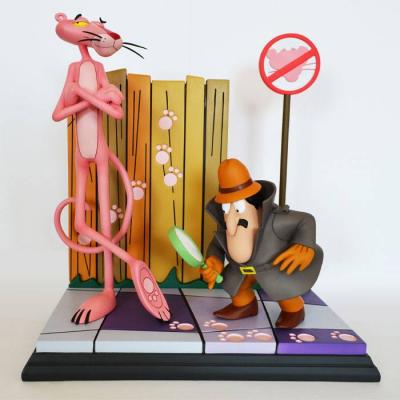 La pantera rosa (película de 1963) Estatua Pink Panther & The Inspector 41 cm