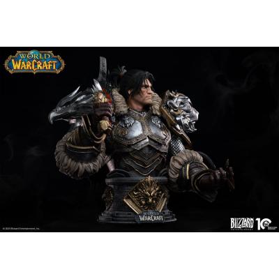 World of Warcraft Busto 1/3 Varian Wrynn 46 cm