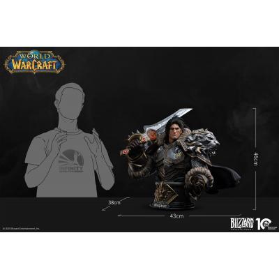 World of Warcraft Busto 1/3 Varian Wrynn 46 cm