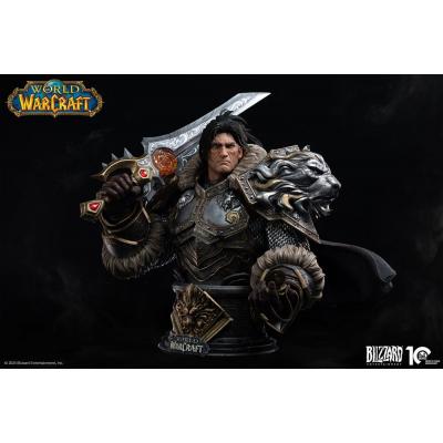 World of Warcraft Busto 1/3 Varian Wrynn 46 cm