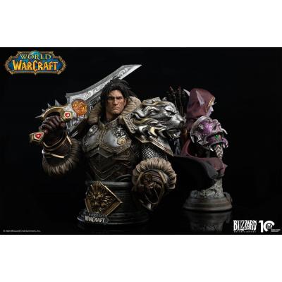 World of Warcraft Busto 1/3 Varian Wrynn 46 cm
