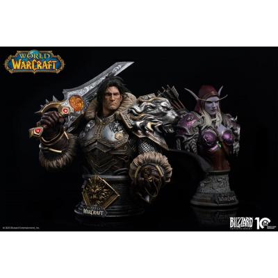 World of Warcraft Busto 1/3 Varian Wrynn 46 cm