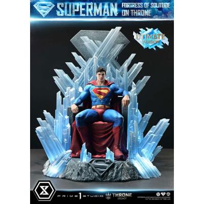 DC Comics Estatua 1/4 Throne Legacy Collection Superman Fortress of Solitude on Throne (Design by Gabriele Dell'Otto) Ultimate V