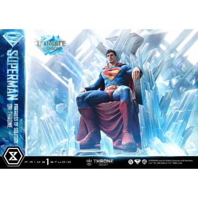 DC Comics Estatua 1/4 Throne Legacy Collection Superman Fortress of Solitude on Throne (Design by Gabriele Dell'Otto) Ultimate V