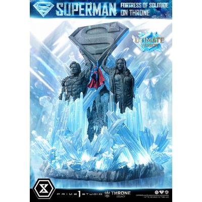 DC Comics Estatua 1/4 Throne Legacy Collection Superman Fortress of Solitude on Throne (Design by Gabriele Dell'Otto) Ultimate V