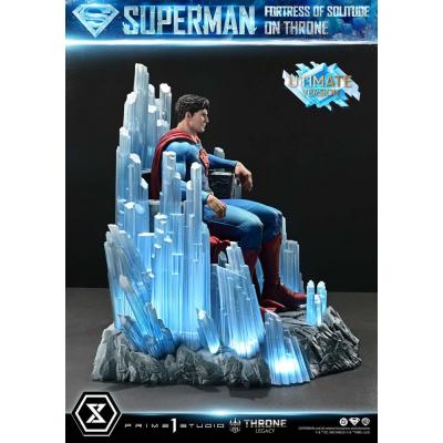 DC Comics Estatua 1/4 Throne Legacy Collection Superman Fortress of Solitude on Throne (Design by Gabriele Dell'Otto) Ultimate V