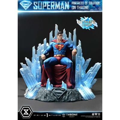 DC Comics Estatua 1/4 Throne Legacy Collection Superman Fortress of Solitude on Throne (Design by Gabriele Dell'Otto) Ultimate V