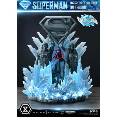 DC Comics Estatua 1/4 Throne Legacy Collection Superman Fortress of Solitude on Throne (Design by Gabriele Dell'Otto) Ultimate V