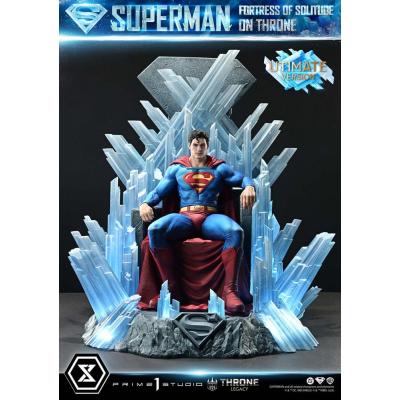 DC Comics Estatua 1/4 Throne Legacy Collection Superman Fortress of Solitude on Throne (Design by Gabriele Dell'Otto) Ultimate V